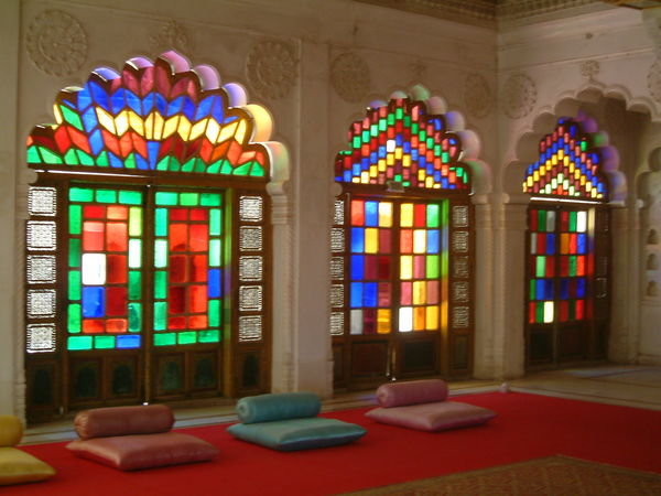 Maharajas reception room - Meherengarh fort