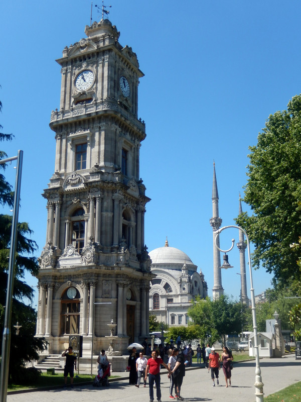 The Clock Tower at Dolmabahce Palace