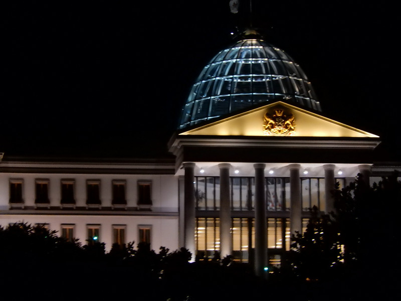 Presidential Palace at night