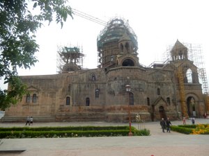 Mayr Tachar Cathedral in the Echmiadzin complex