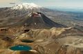 The three mountains in Tongariro National Park