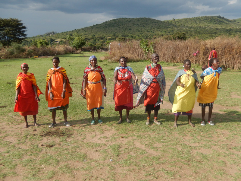 Even the Maasai ladies had a song for us