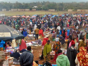 Karatu market - as far as the eye can see