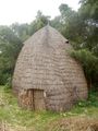 A typical Dorze 'beehive' hut