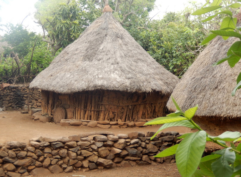 More Konso huts