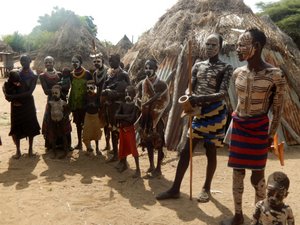 Group shot of the Karo tribe