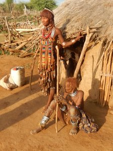 Hamar woman and her aging mother