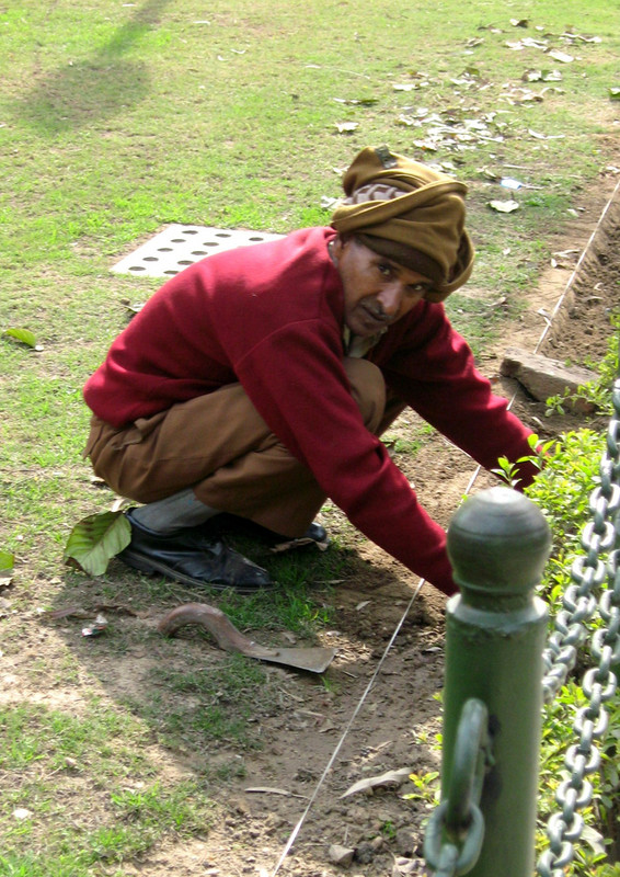 Local gardener at Samastipur