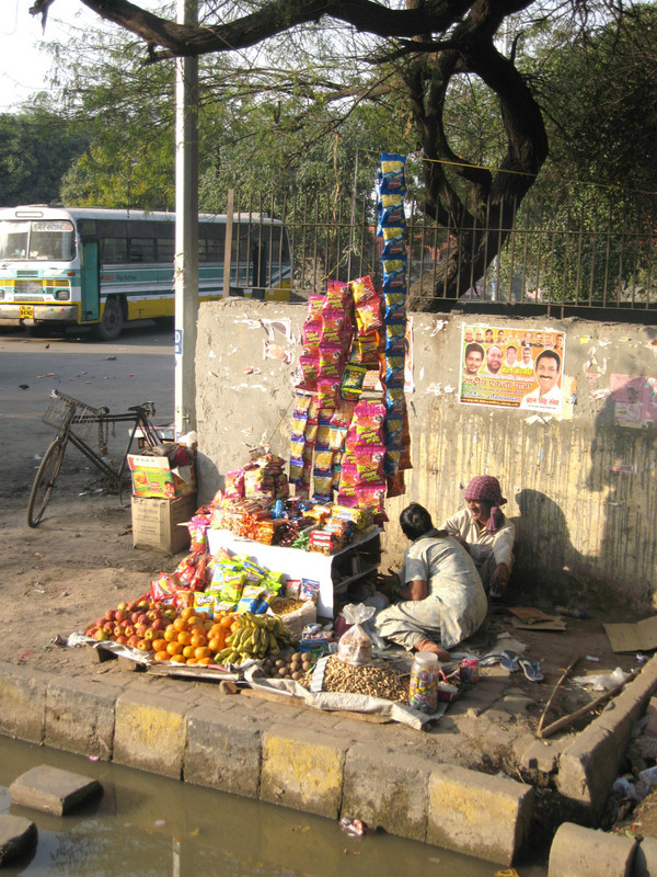 Street seller in Calcutta