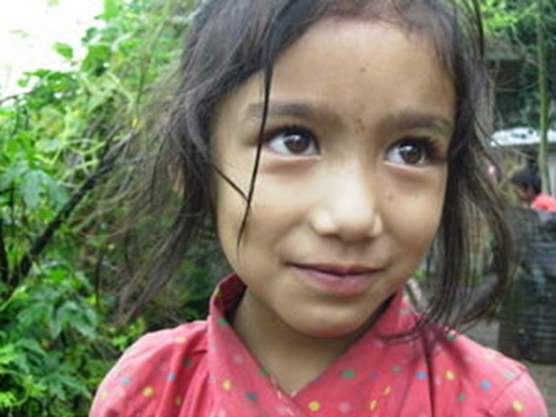 Nepalese village girl