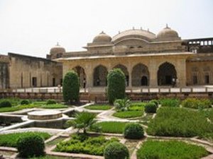 Gardens at Amber Fort