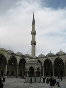 Courtyard at the Blue Mosque