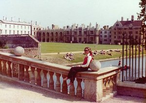 Sue at Cambridge University