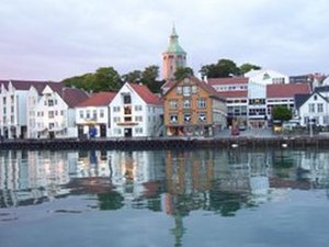 Houses on the Waterfront at Stavanger