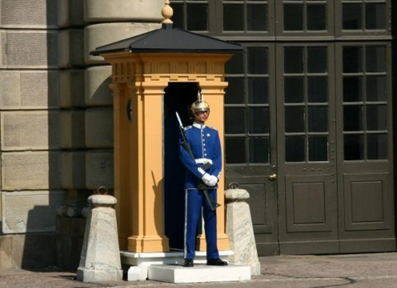 On duty at the Royal Palace