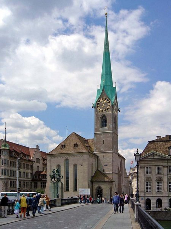 Fraumunster Church in Zurich