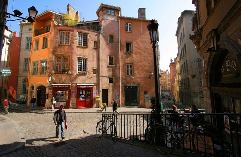 Place du Change in old city Lyon