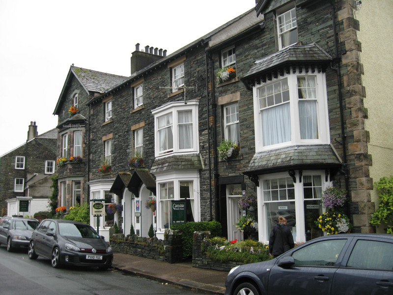 Terraced houses in the Lakes District