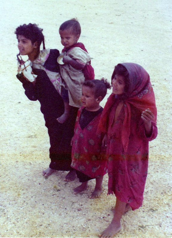 Bedouin children in the Sahara