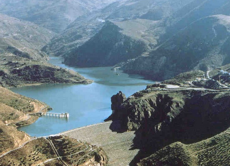 Blue Lake in Sierra Nevadas