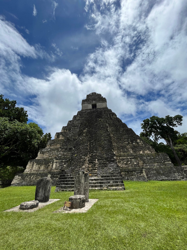 Temple 1 and the Grand Plaza at Tikal