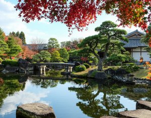 Koko-en gardens at Himeji