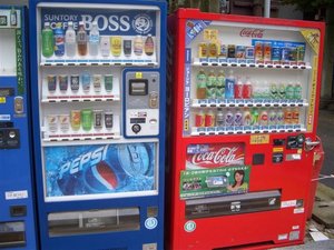 Traditional drink vending machine