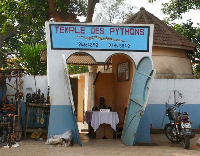 Entrance to the Temple of Pythons