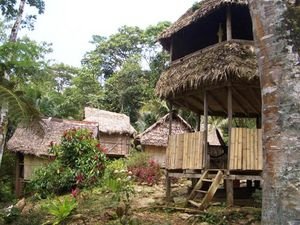 Typical Quichua Village Houses