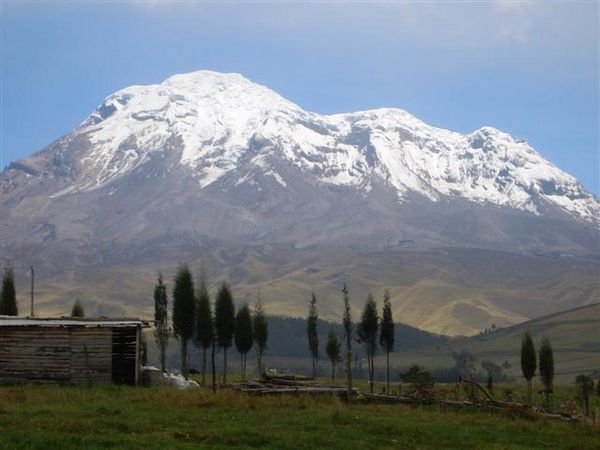 Mt Chimborazo, highest mountain in Ecuador