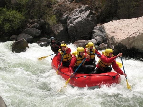 Our Rafting team plus guide