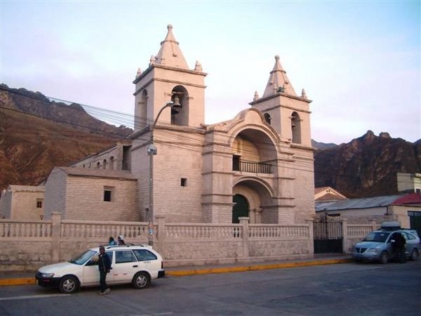 Local church in Chivay