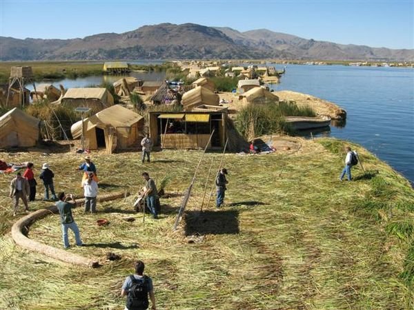 Another view of the Uros island