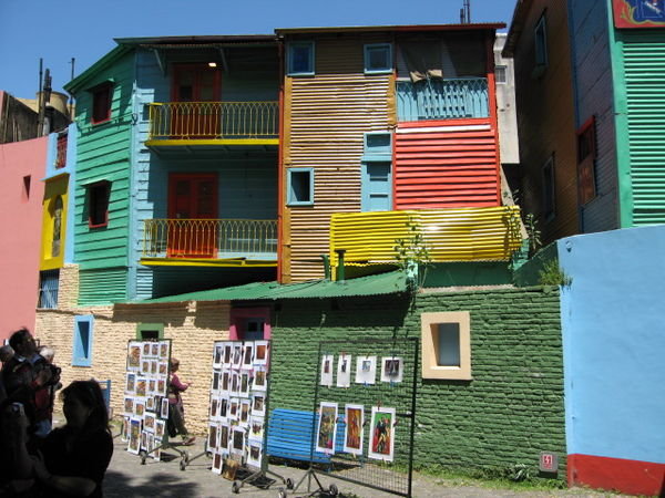 Colourful house in La Boca