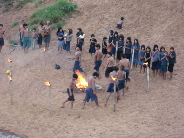 Ritual Dance by Paraguayan Indian children