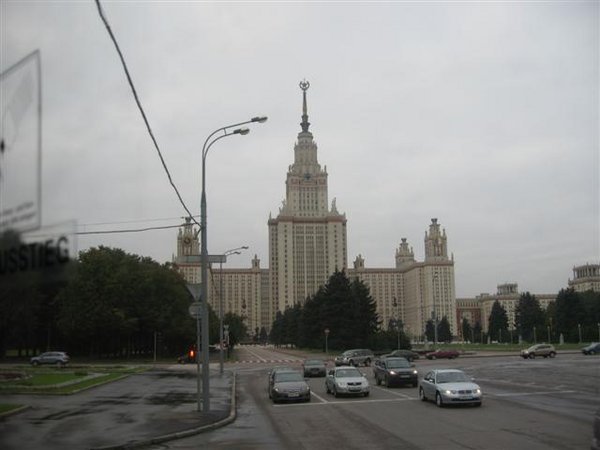 Moscow State University, another of the 'seven sisters'