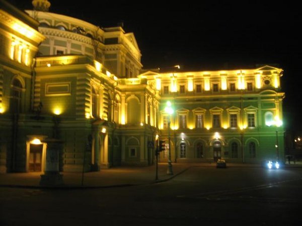The Mariinskiy Theatre by night