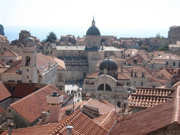 Central square in Old City Dubrovnik