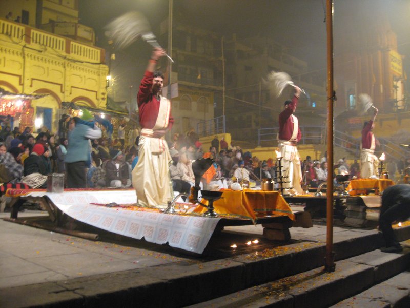 The 'aarti' ceremony