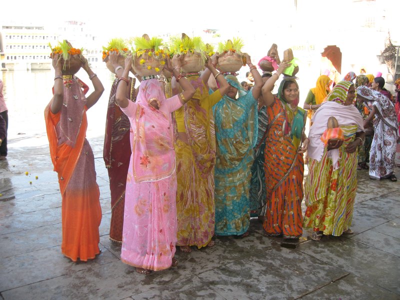 Saried ladies celebrating!