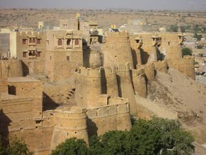 Outside view of the Jaisalmer Fort