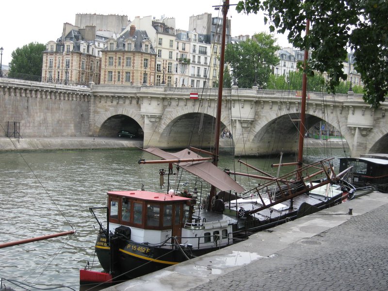 Typical view around the Seine