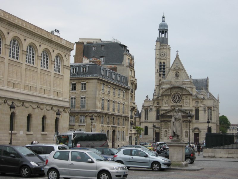 Scene around the Sorbonne