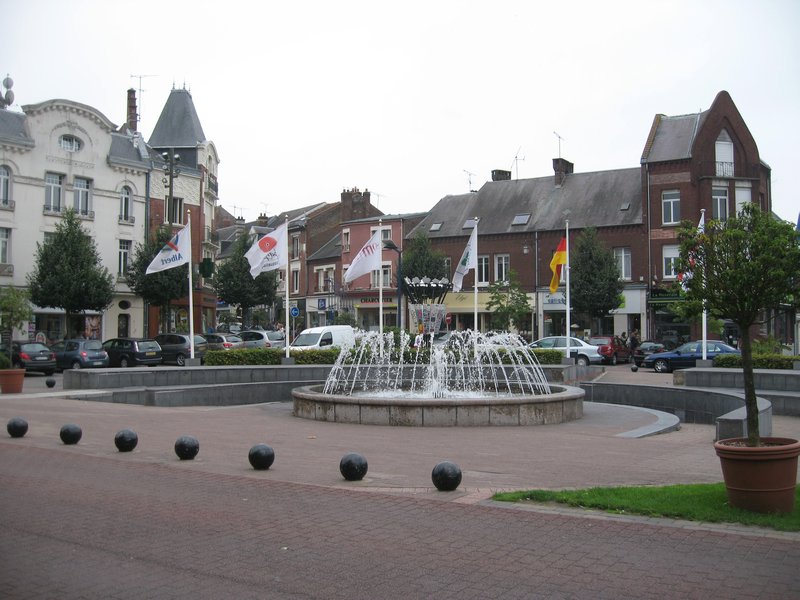 The village square at Albert