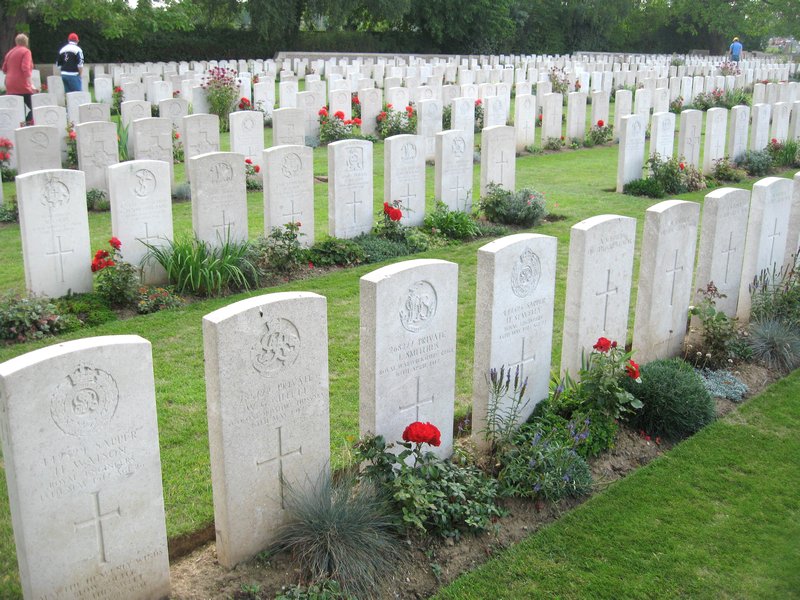 Typical War Cemetery in this region