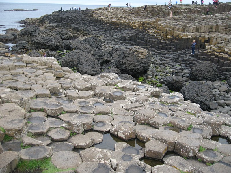 Stepping stones at Giant's Causeway