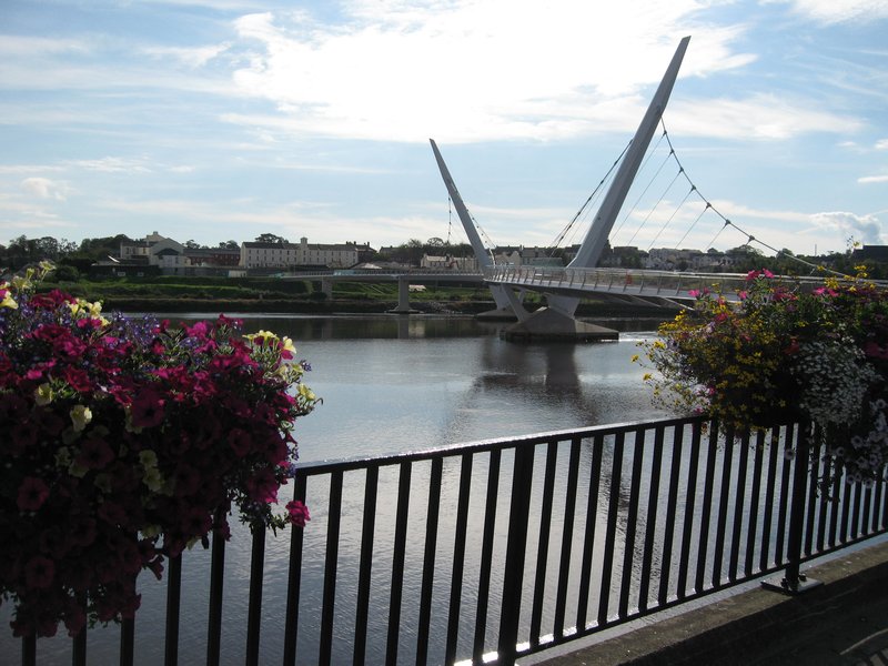 Peace Bridge over the River Foyle