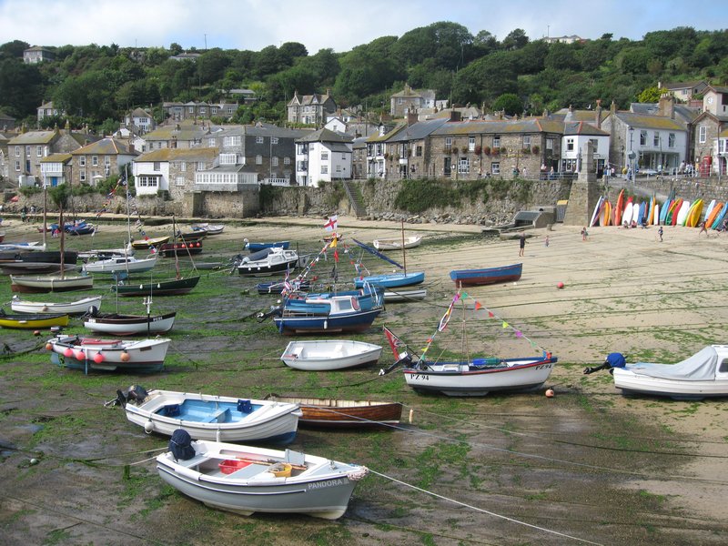 The beach at Mousehole