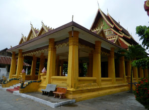 Typical Wat (temple) in Vientiane