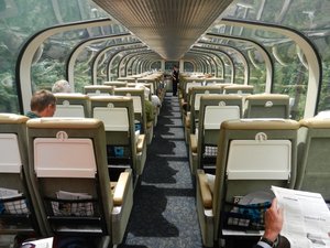 Gold Leaf carriage on Rocky Mountaineer